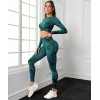 Мармуровий комплект Crop top+Leggings marble 03
